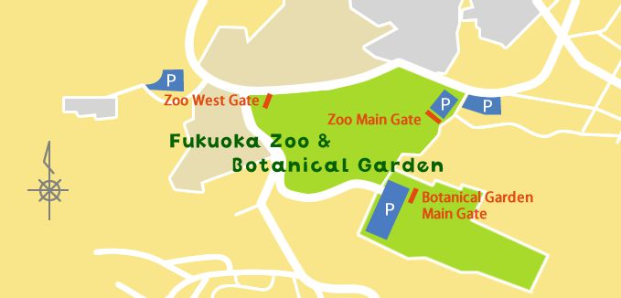 Map: Parking for the Zoo