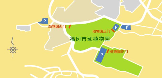 Map: 动植物园停车场