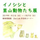 新春企画展『イノシシと里山動物たち展』