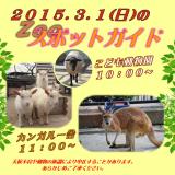2015年3月1日(日)のスポットガイド