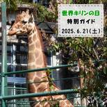 「世界キリンの日」特別ガイドを開催します