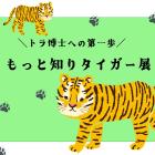動物情報館ZooLab「＼トラ博士への第一歩！／もっと知りタイガー展」
